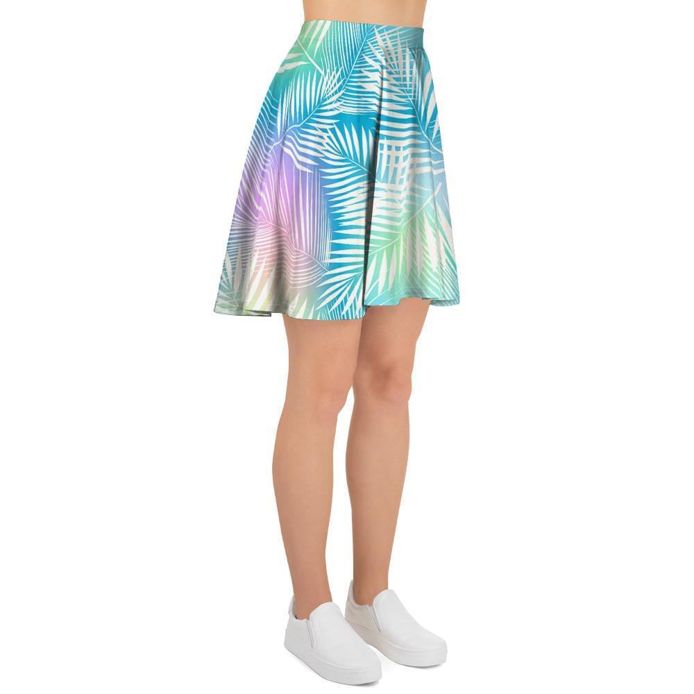 Palm Leaf Hawaiian Print Women's Skirt-grizzshop