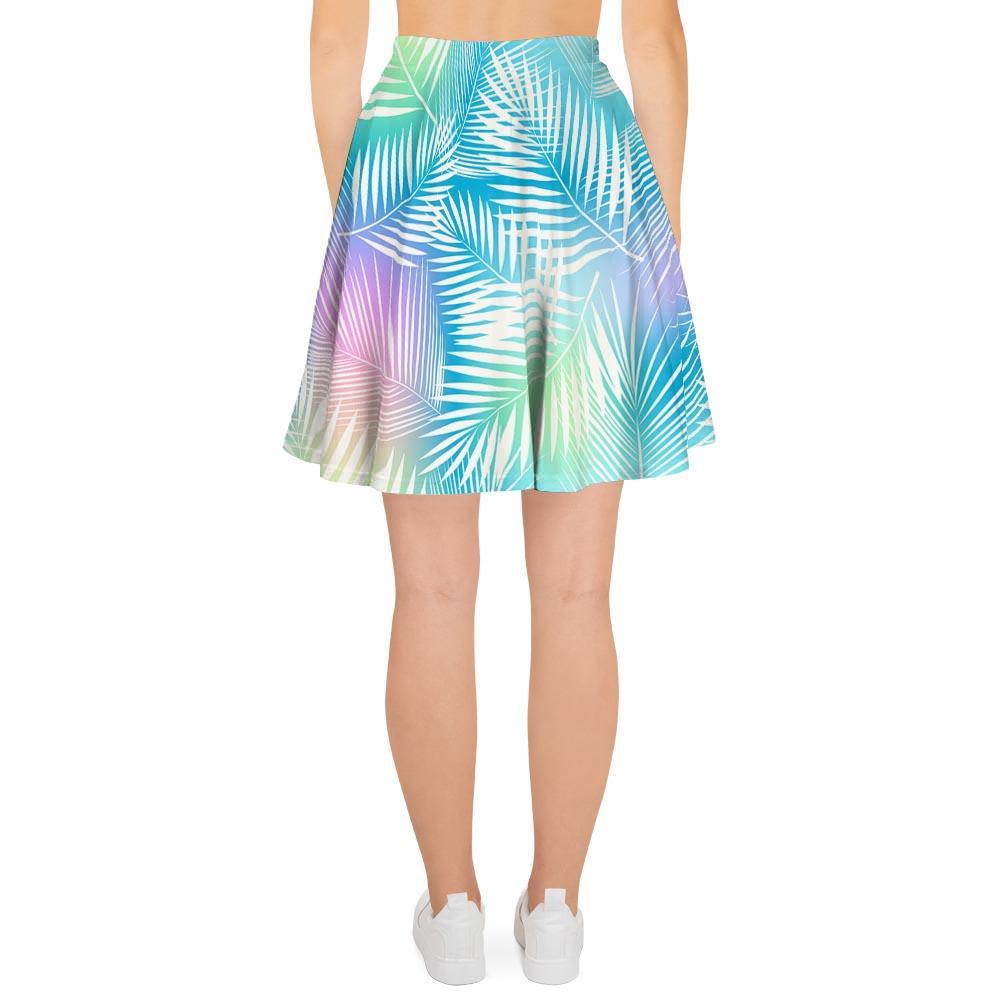 Palm Leaf Hawaiian Print Women's Skirt-grizzshop