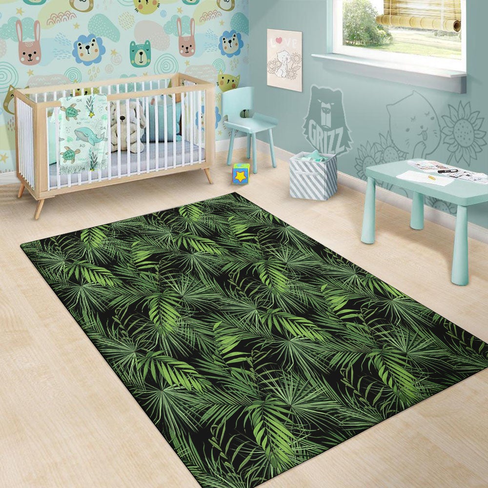 Pumpkin Print Pattern Floor Mat