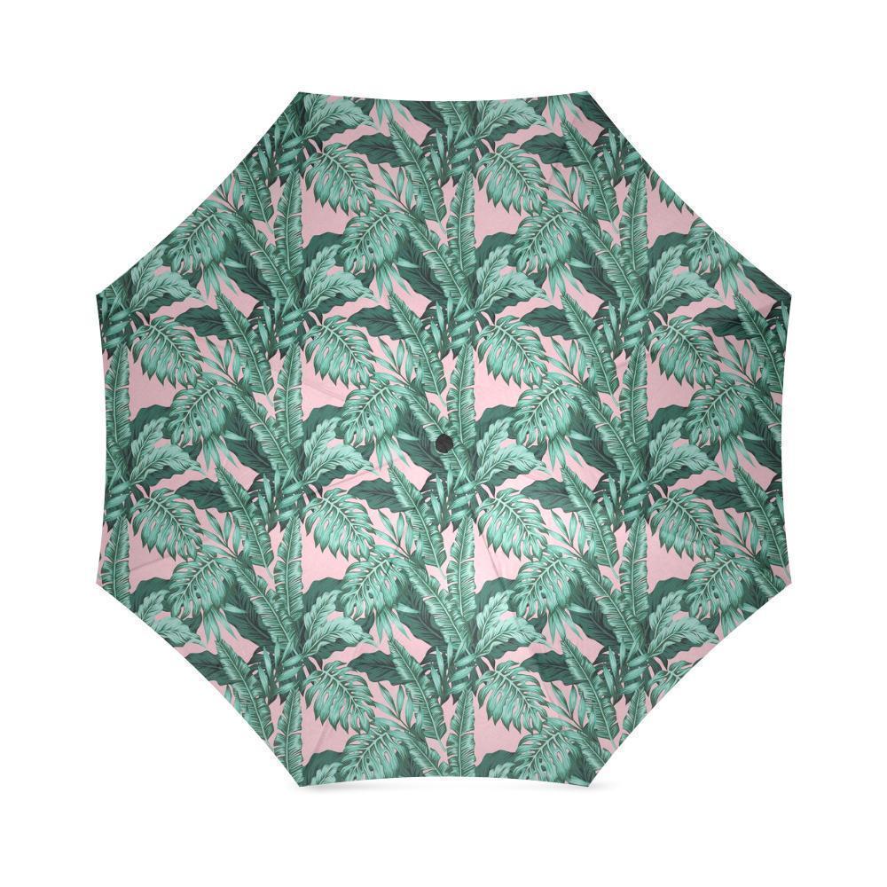 Palm Leaves Floral Tropical Hawaiian Pattern Print Foldable Umbrella-grizzshop