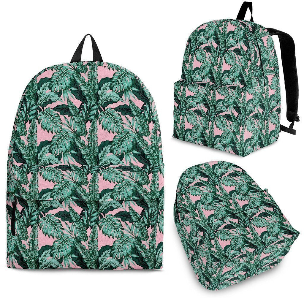 Palm Leaves Floral Tropical Hawaiian Pattern Print Premium Backpack-grizzshop