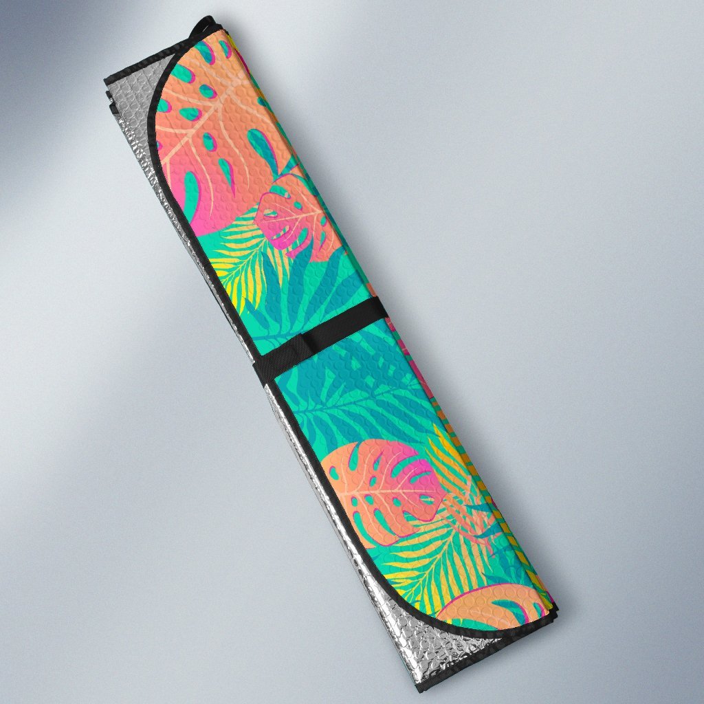 Palm Tree Beach Print Pattern Car Sun Shade-grizzshop