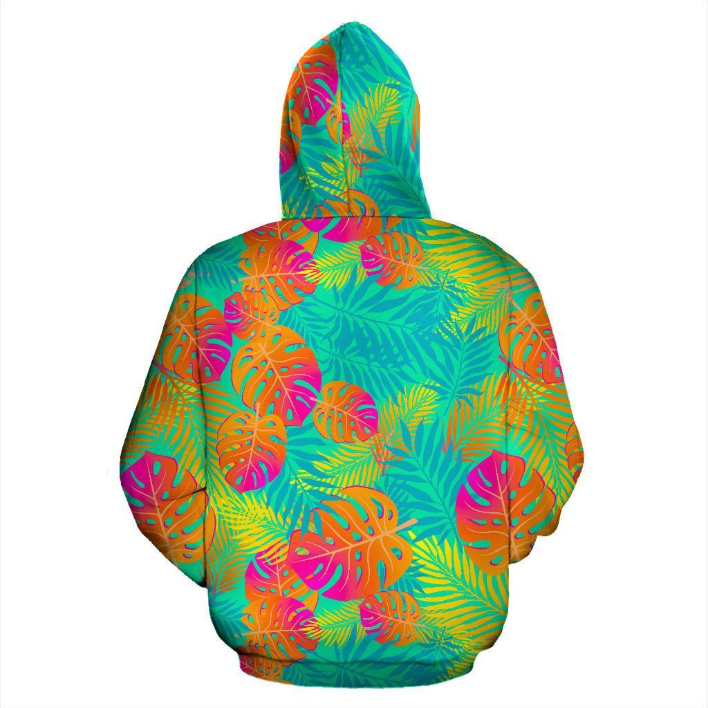 Palm Tree Beach Print Pattern Men Women Pullover Hoodie-grizzshop