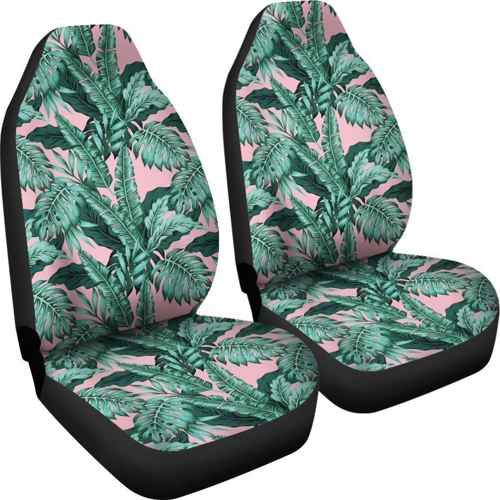 Palm Leaves Floral Tropical Hawaiian Pattern Print Universal Fit Car Seat Cover-grizzshop