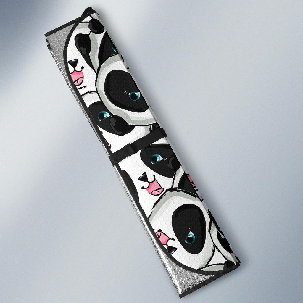 Panda Baby Pattern Print Car Sun Shade-grizzshop