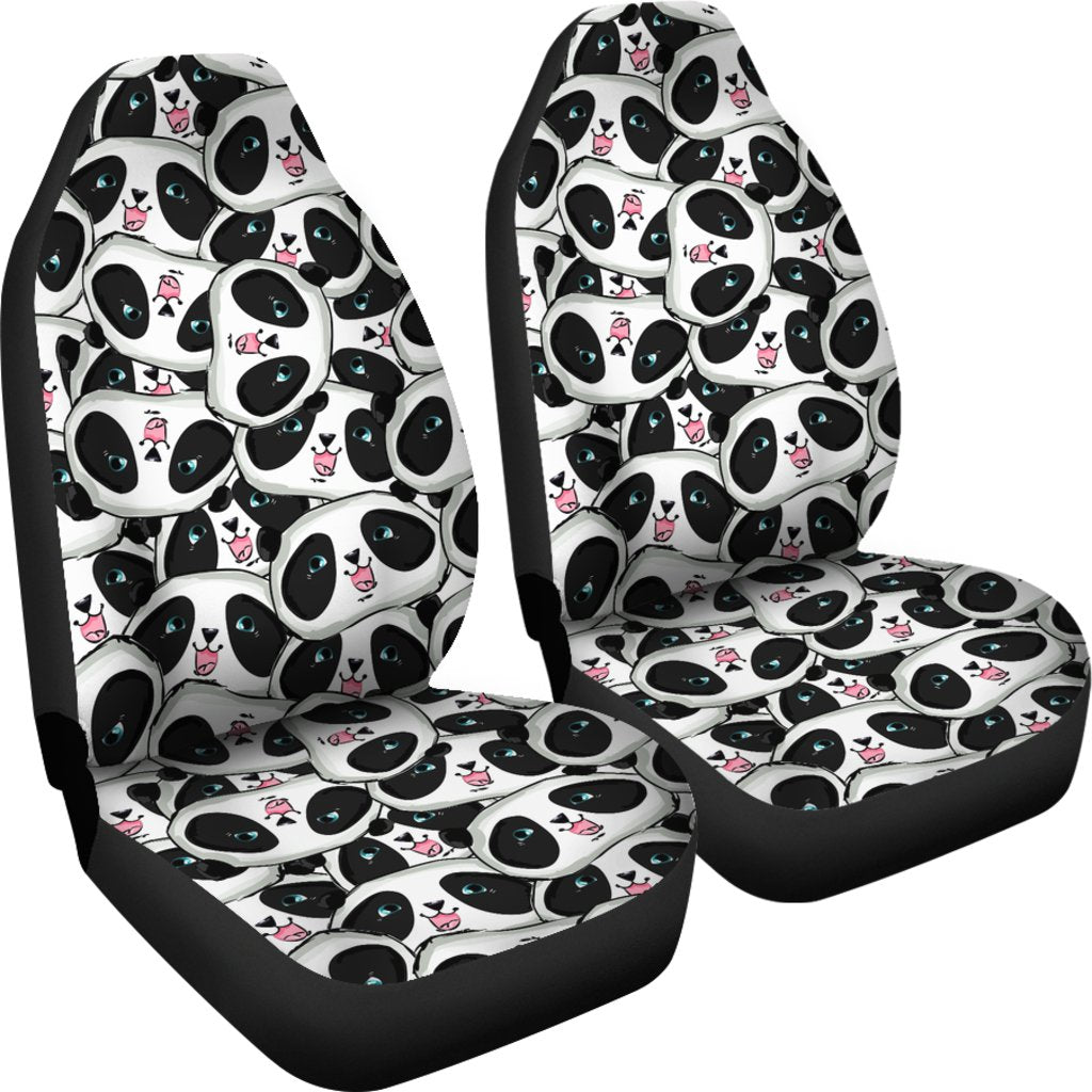 Panda Baby Pattern Print Universal Fit Car Seat Cover-grizzshop