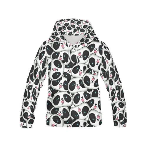 Panda Baby Pattern Print Men Pullover Hoodie-grizzshop