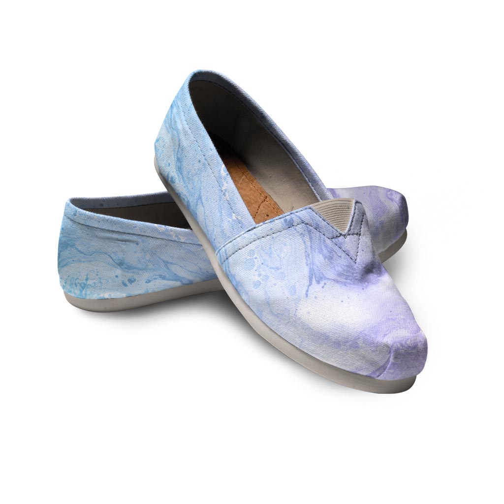 Pastel Marble Canvas Shoes-grizzshop