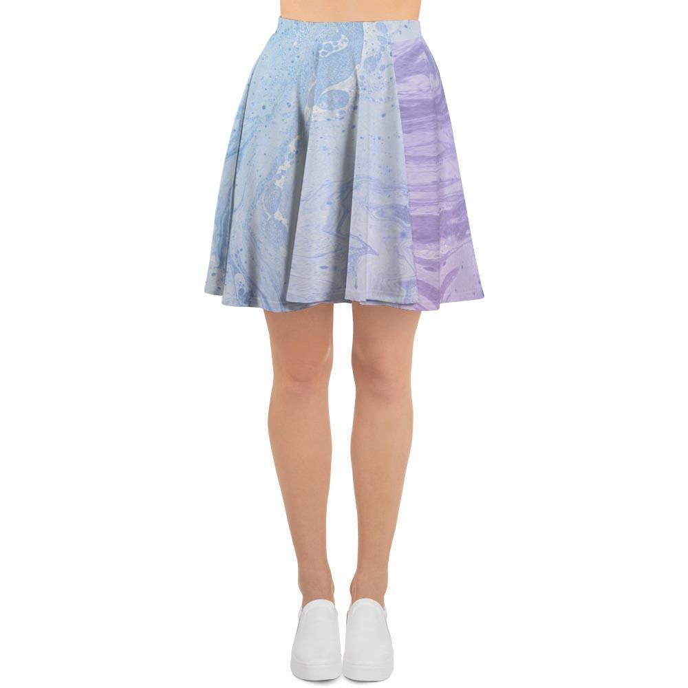 Pastel Marble Women's Skirt-grizzshop