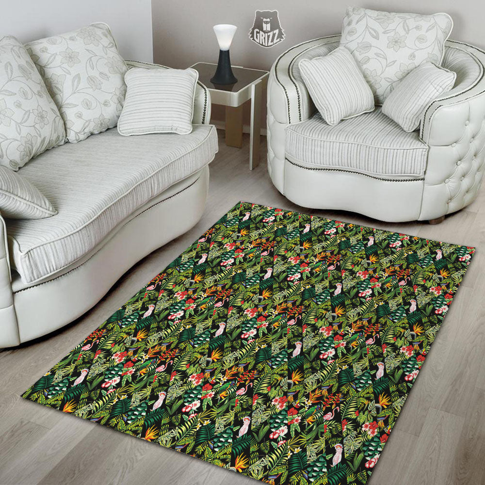 Patchwork Exotic Print Pattern Floor Mat-grizzshop