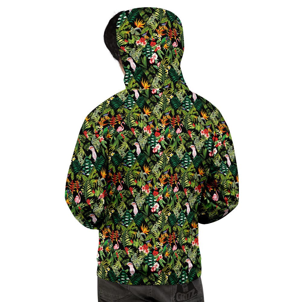 Patchwork Exotic Print Pattern Men's Hoodie-grizzshop