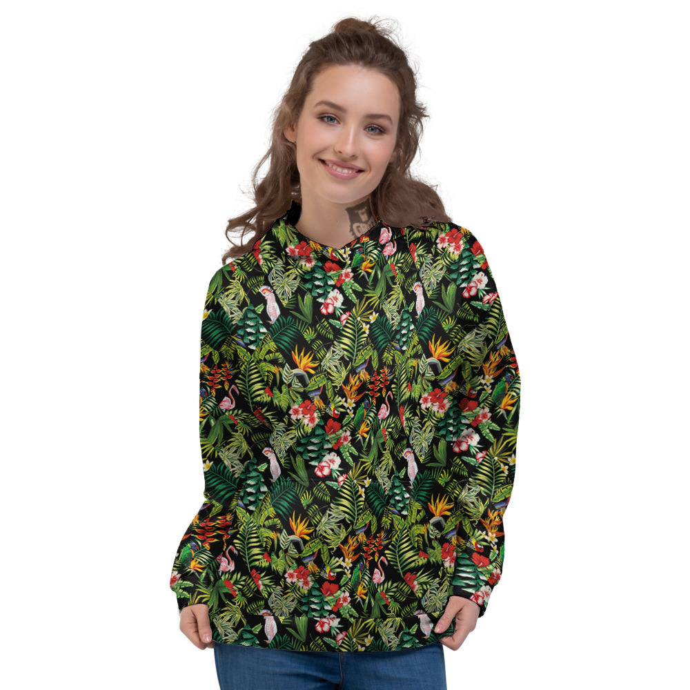 Patchwork Exotic Print Pattern Women's Hoodie-grizzshop