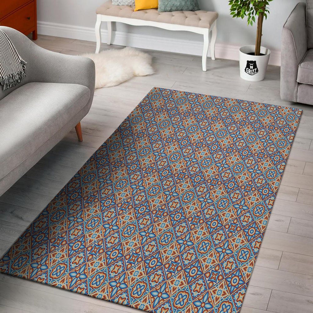 Patchwork Mosaic Print Pattern Floor Mat-grizzshop
