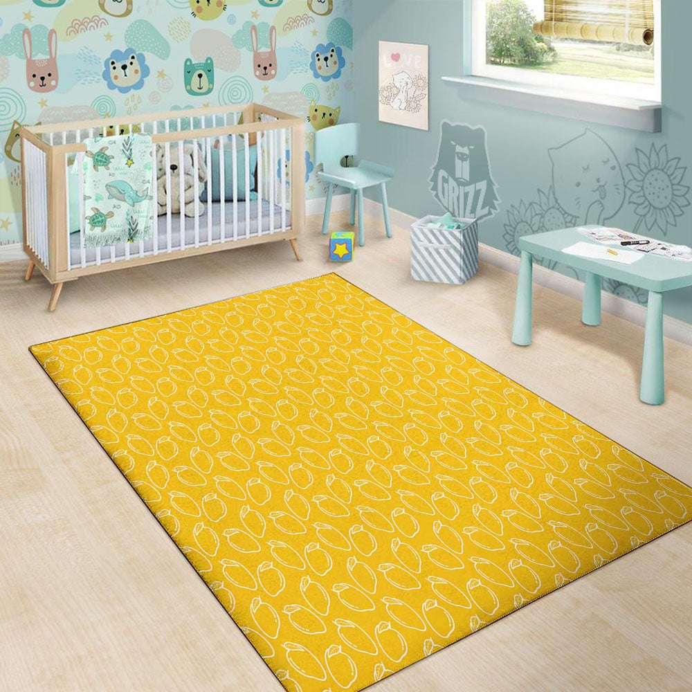 Pattern Mango Print Floor Mat-grizzshop