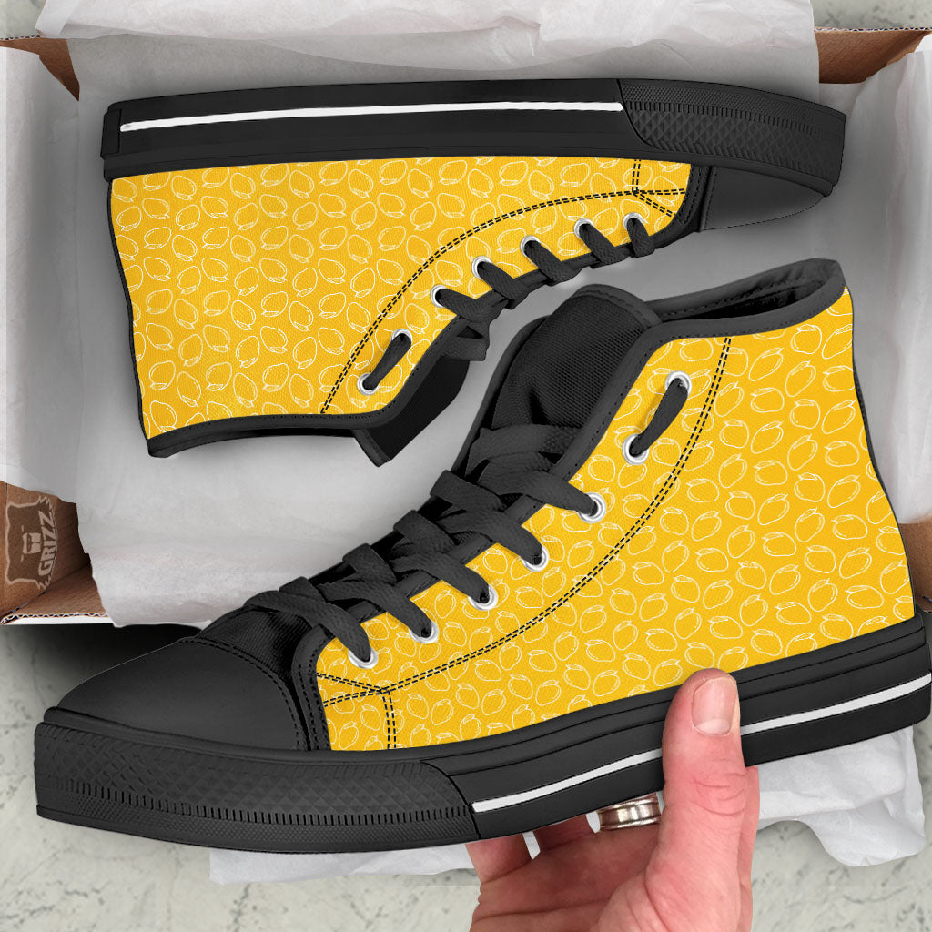 Pattern Mango Print High Top Shoes-grizzshop