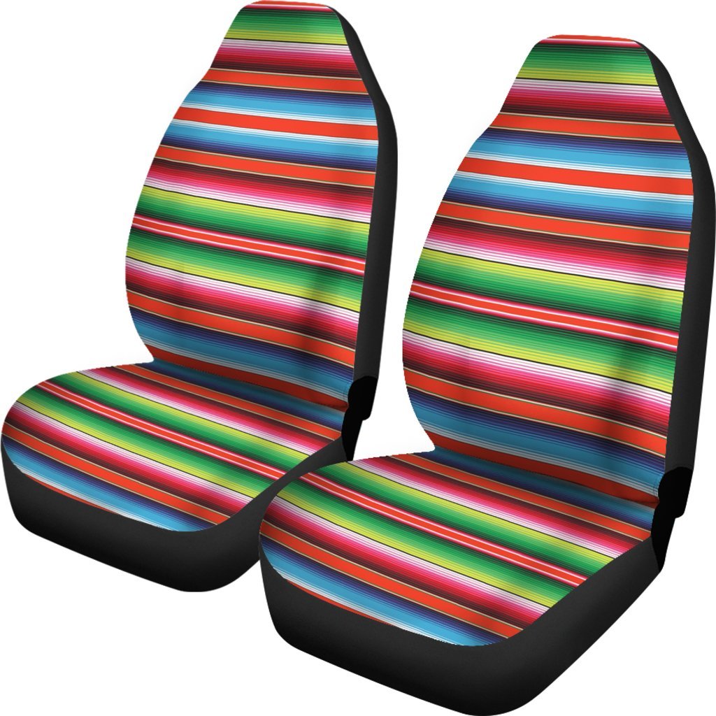 Pattern Print Baja Serape Mexican Blanket Universal Fit Car Seat Cover-grizzshop
