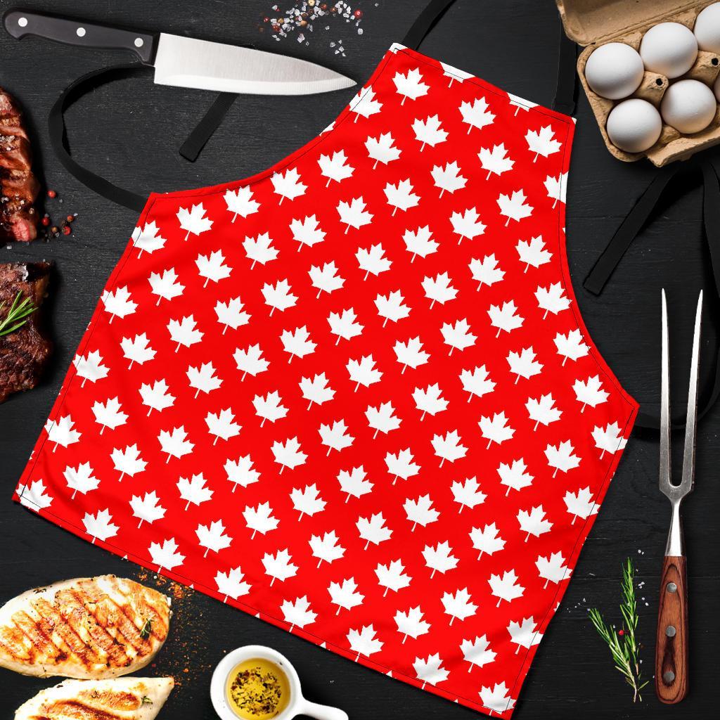 Pattern Print Canada Love Men's Apron-grizzshop