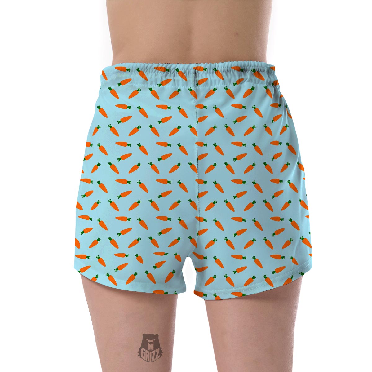 Pattern Print Carrot Women's Shorts-grizzshop