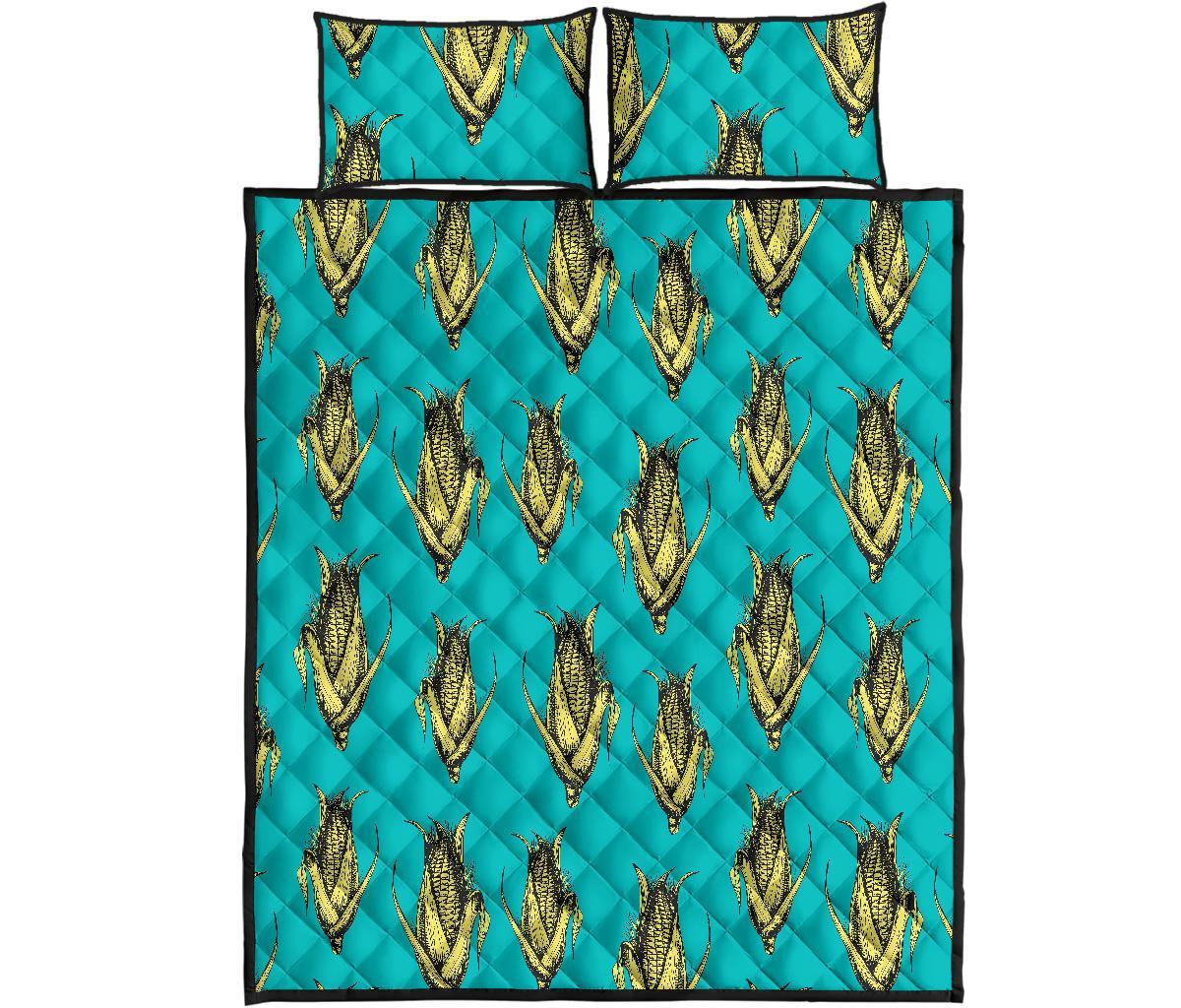 Pattern Print Corn Bed Set Quilt-grizzshop