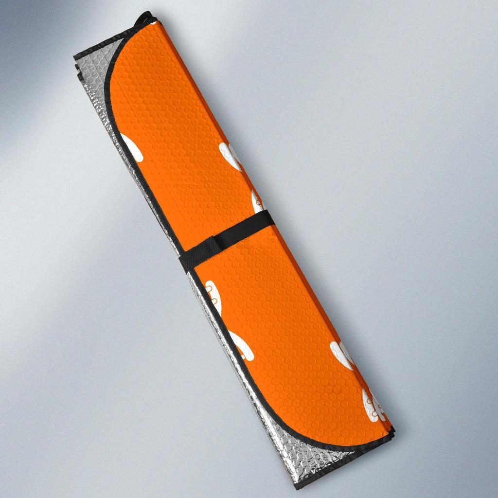 Pattern Print Dna Car Sun Shade-grizzshop