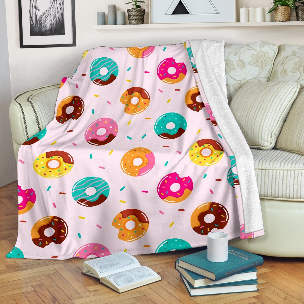 Pattern Print Donut Blanket-grizzshop