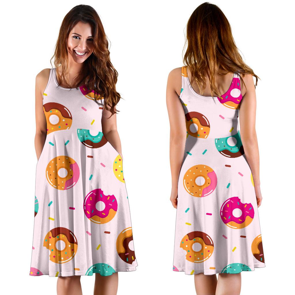 Pattern Print Donut Dress-grizzshop