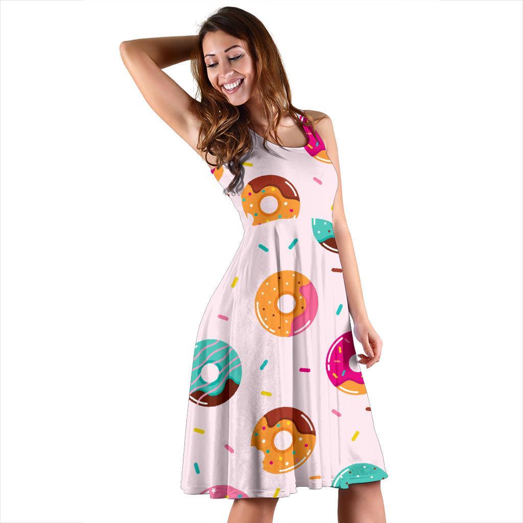 Pattern Print Donut Dress-grizzshop