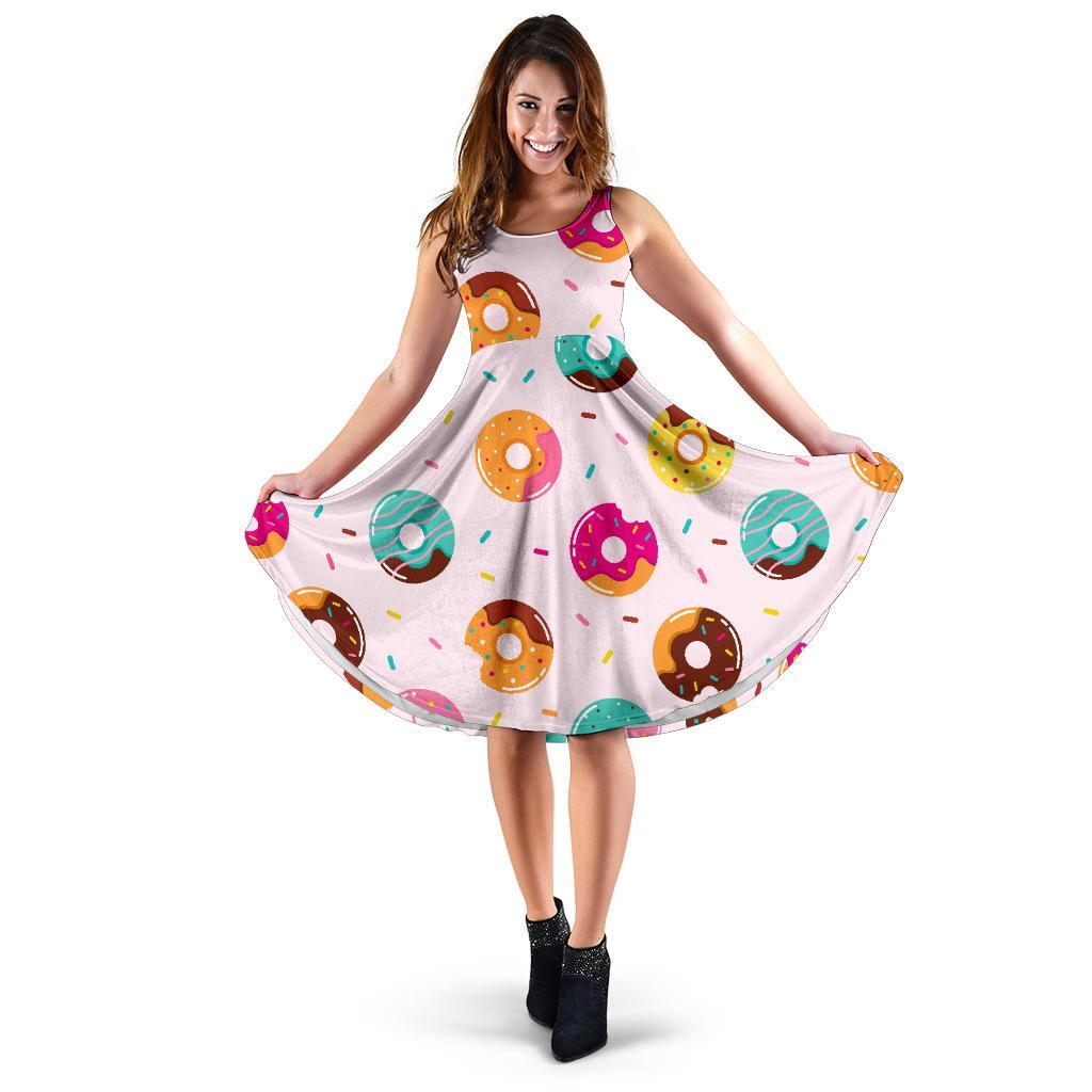 Pattern Print Donut Dress-grizzshop