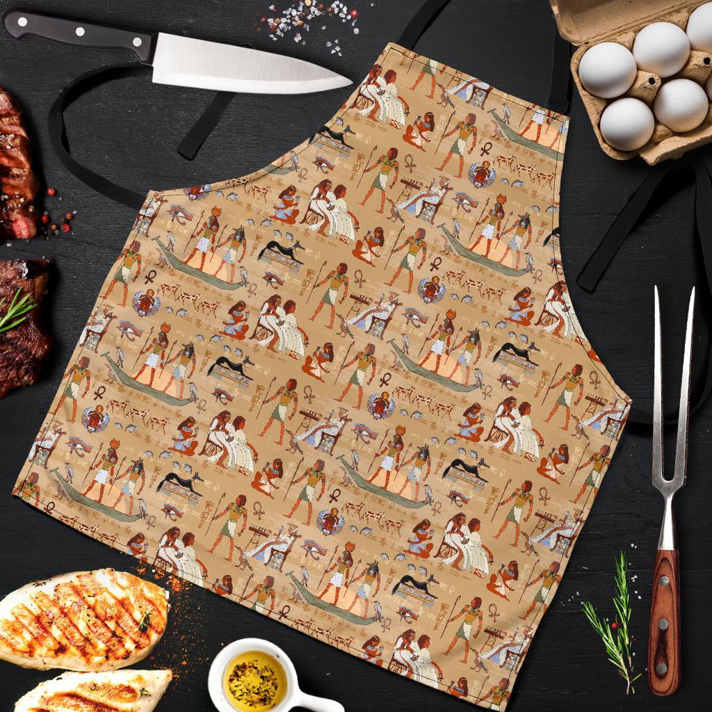 Pattern Print Egyptian Men's Apron-grizzshop