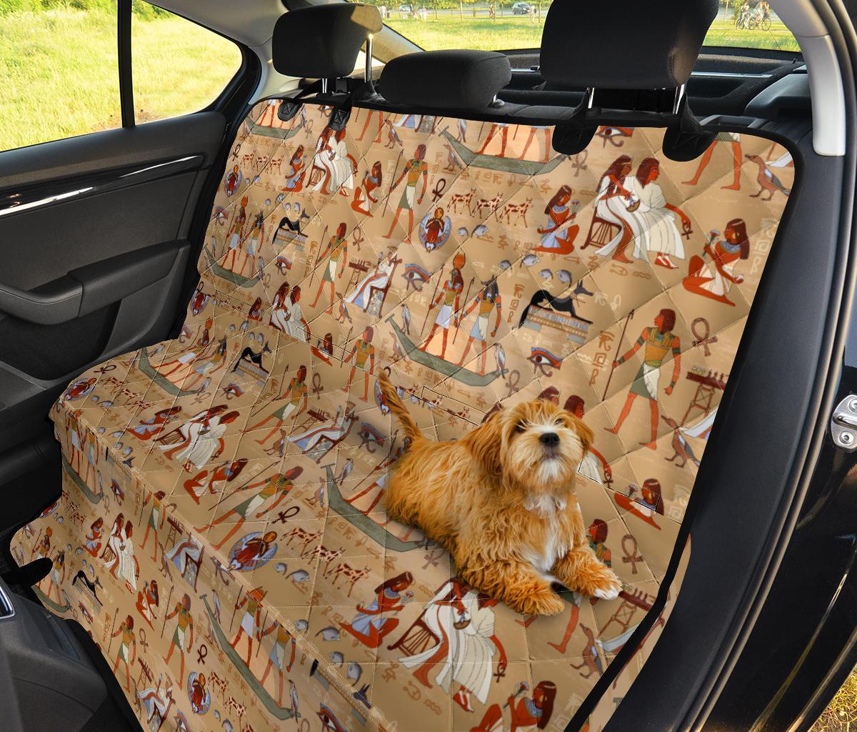 Pattern Print Egyptian Pet Car Seat Cover-grizzshop
