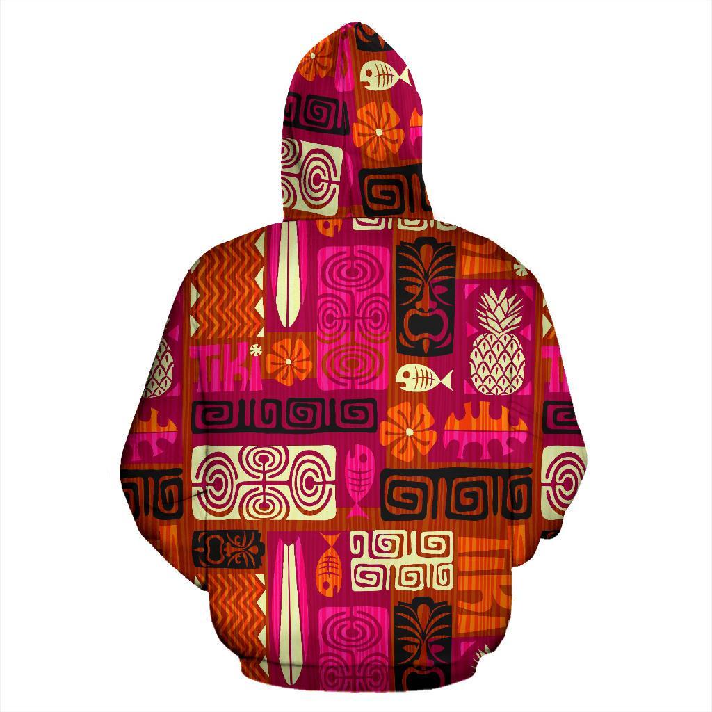 Pattern Print Ethnic Men Women Pullover Hoodie-grizzshop