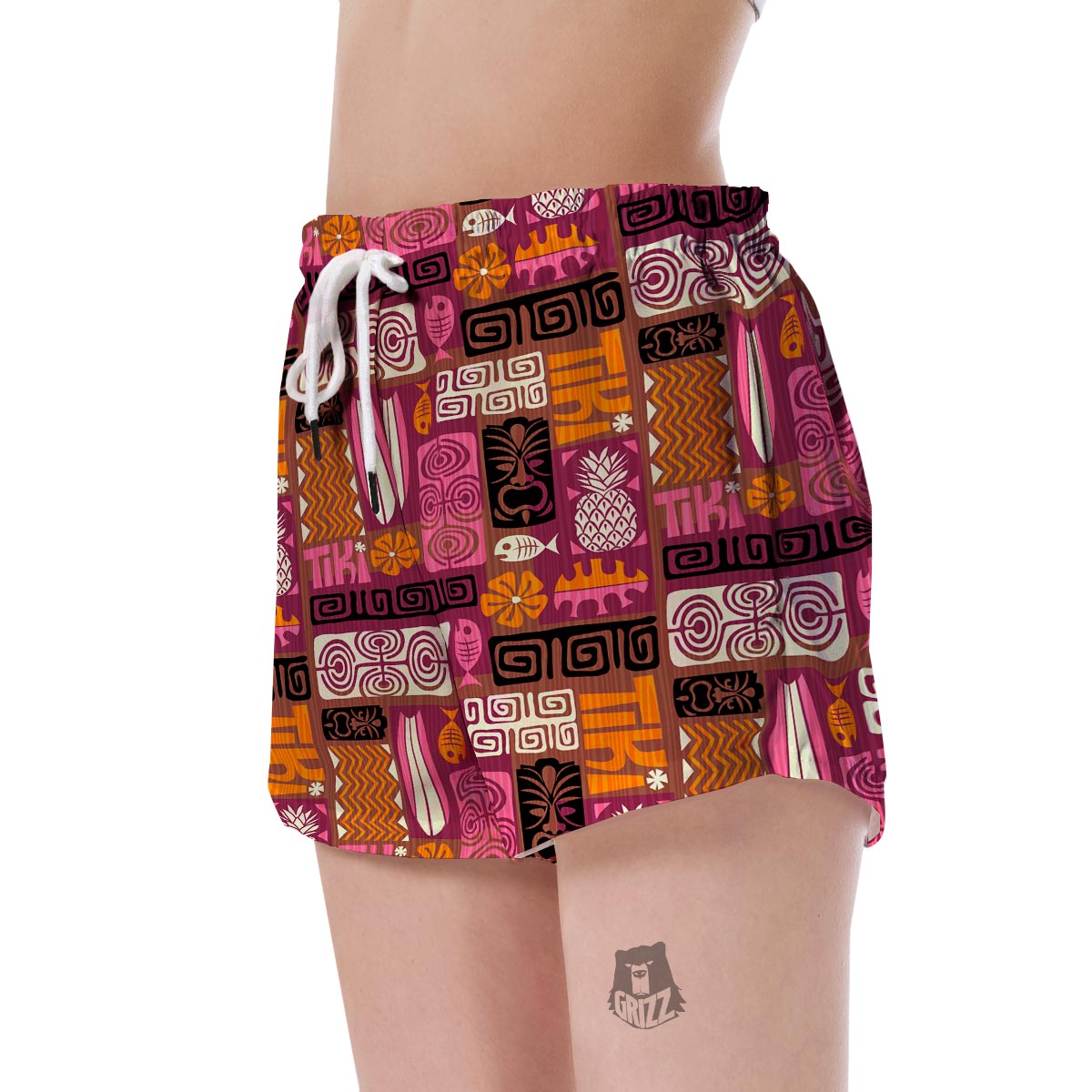 Pattern Print Ethnic Women's Shorts-grizzshop