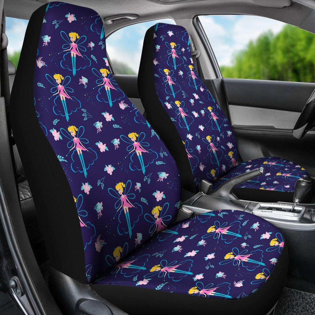 Pattern Print Fairy Universal Fit Car Seat Cover-grizzshop