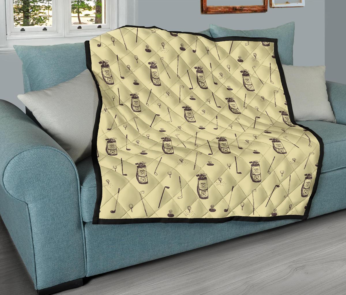 Pattern Print Golf Quilt-grizzshop