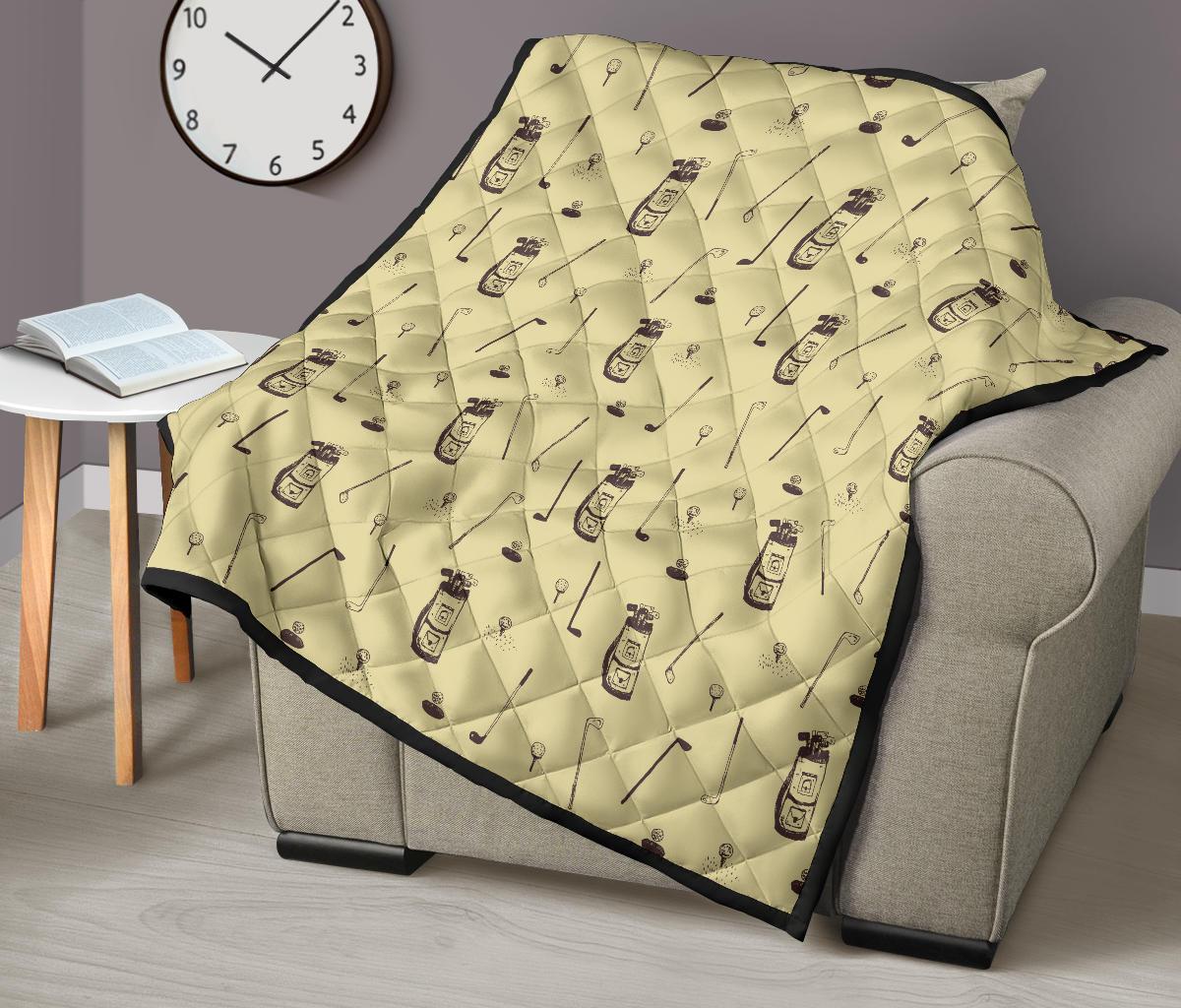 Pattern Print Golf Quilt-grizzshop