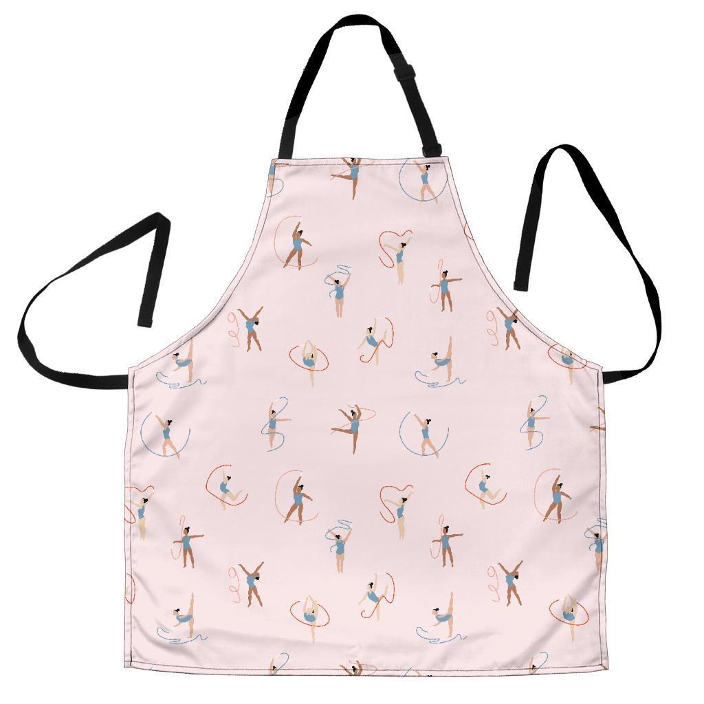 Pattern Print Gymnastics Men's Apron-grizzshop