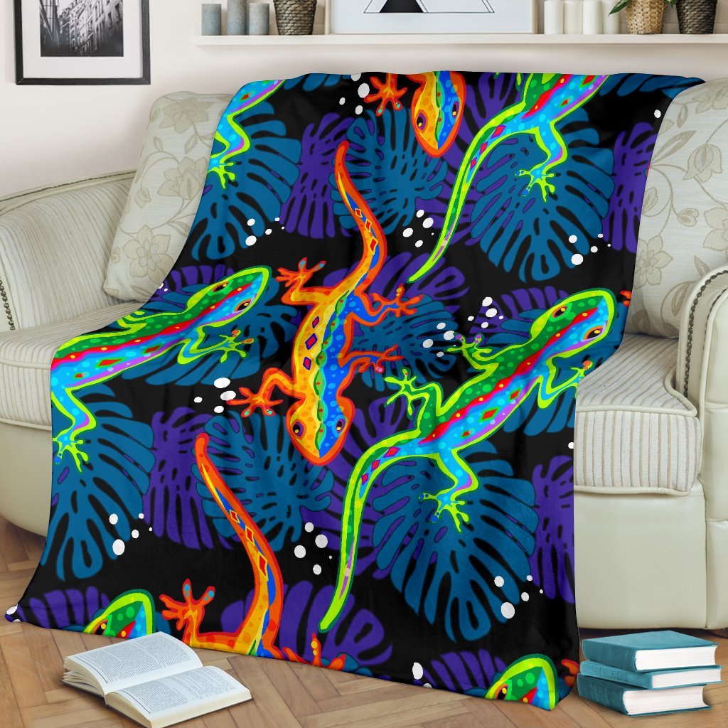Pattern Print Lizard Blanket-grizzshop