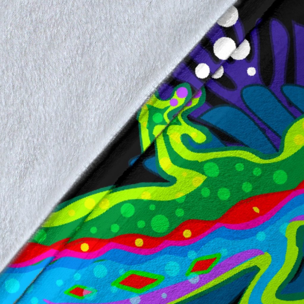 Pattern Print Lizard Blanket-grizzshop