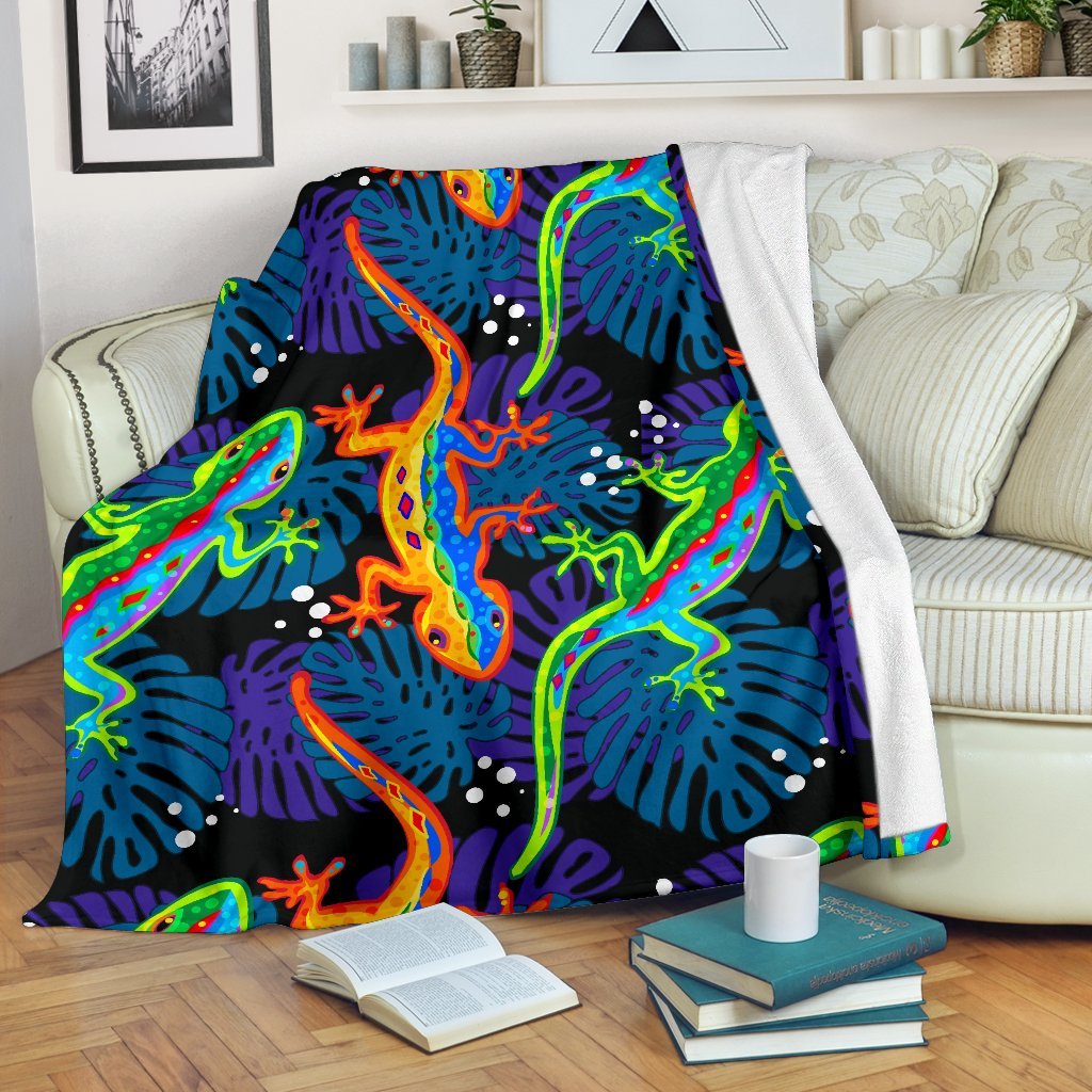 Pattern Print Lizard Blanket-grizzshop