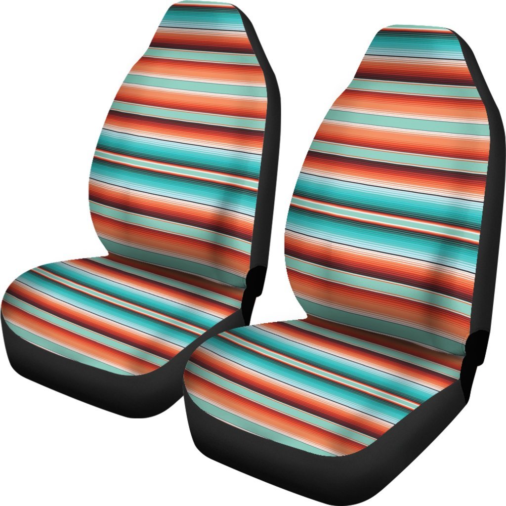 Pattern Print Mexican Blanket Baja Serape Universal Fit Car Seat Cover-grizzshop