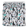 Pattern Print Penguin Duvet Cover Bedding Set-grizzshop