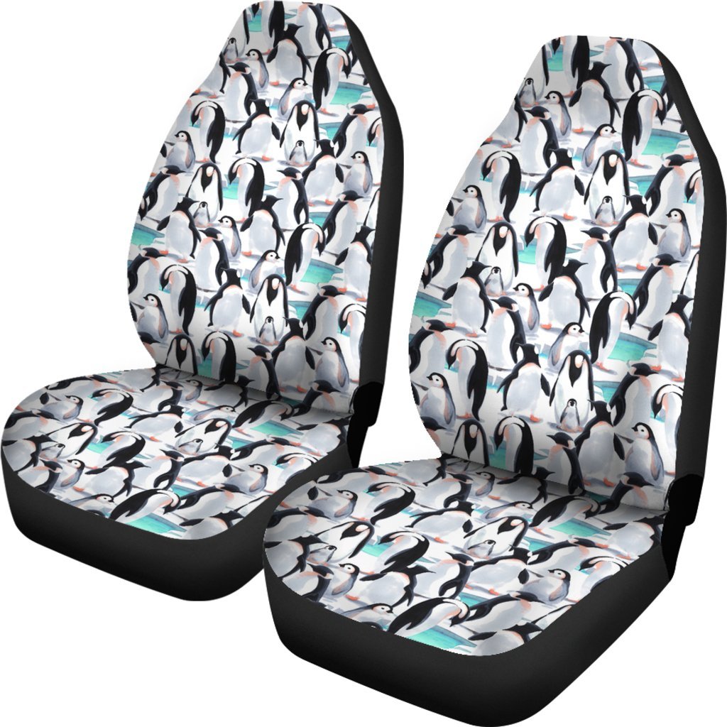 Pattern Print Penguin Universal Fit Car Seat Cover-grizzshop