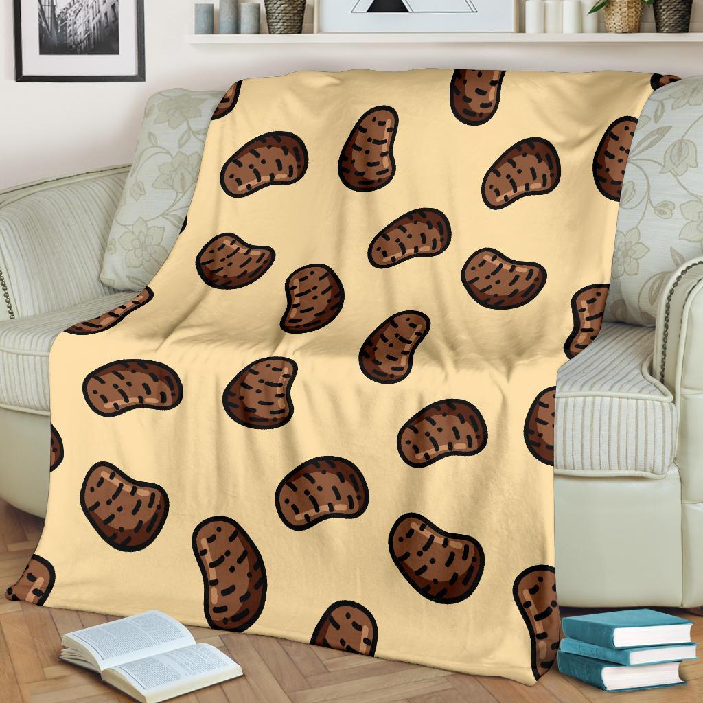 Pattern Print Potato Blanket-grizzshop