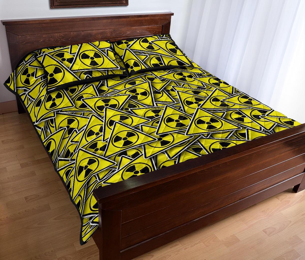 Pattern Print Radiation Bed Set Quilt-grizzshop