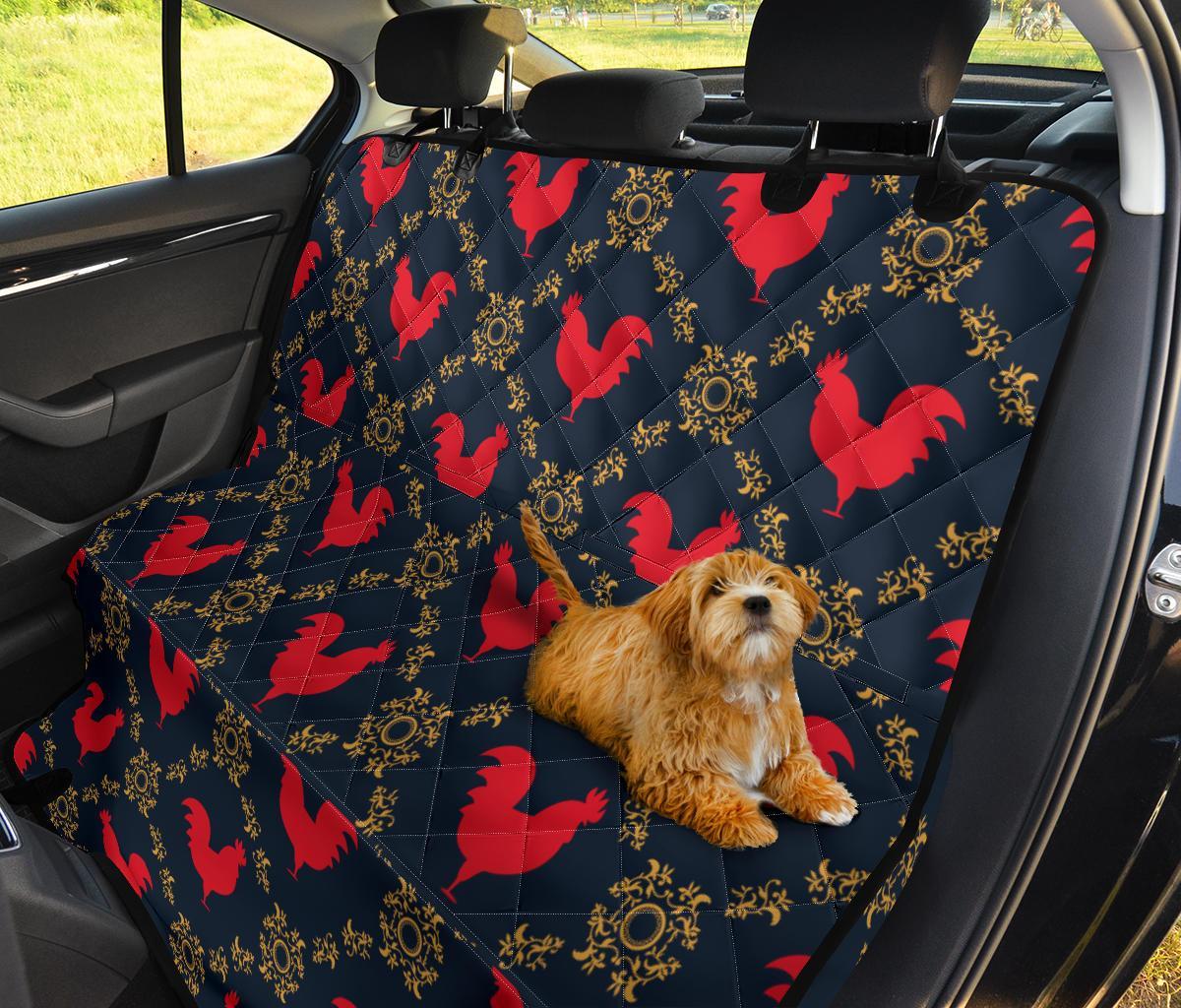 Pattern Print Rooster Pet Car Seat Cover-grizzshop