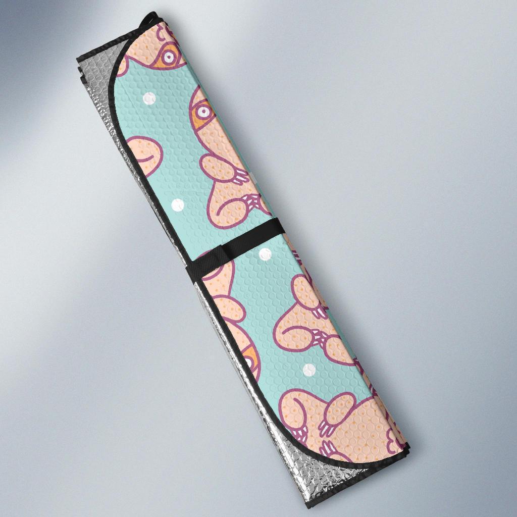 Pattern Print Sloth Car Sun Shade-grizzshop