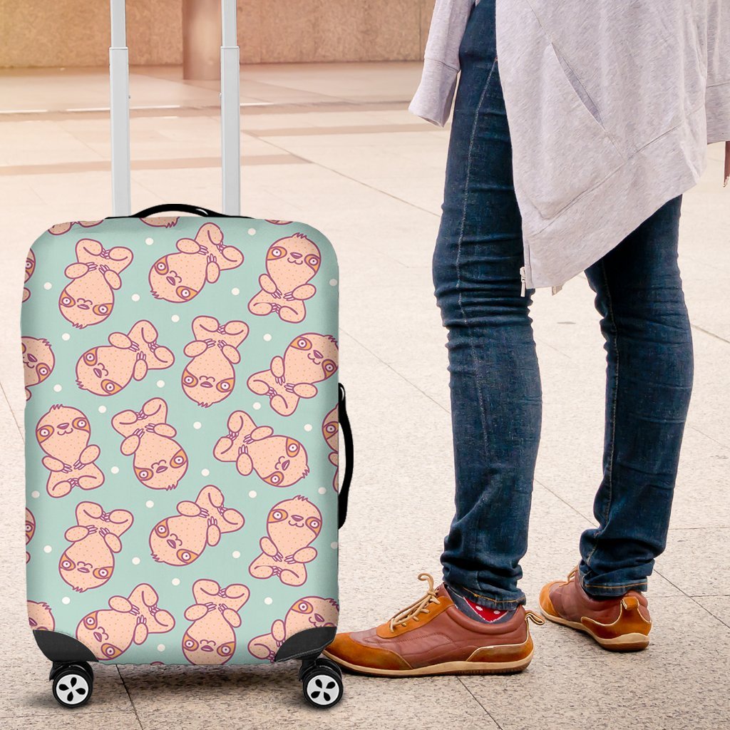 Pattern Print Sloth Luggage Cover Protector-grizzshop