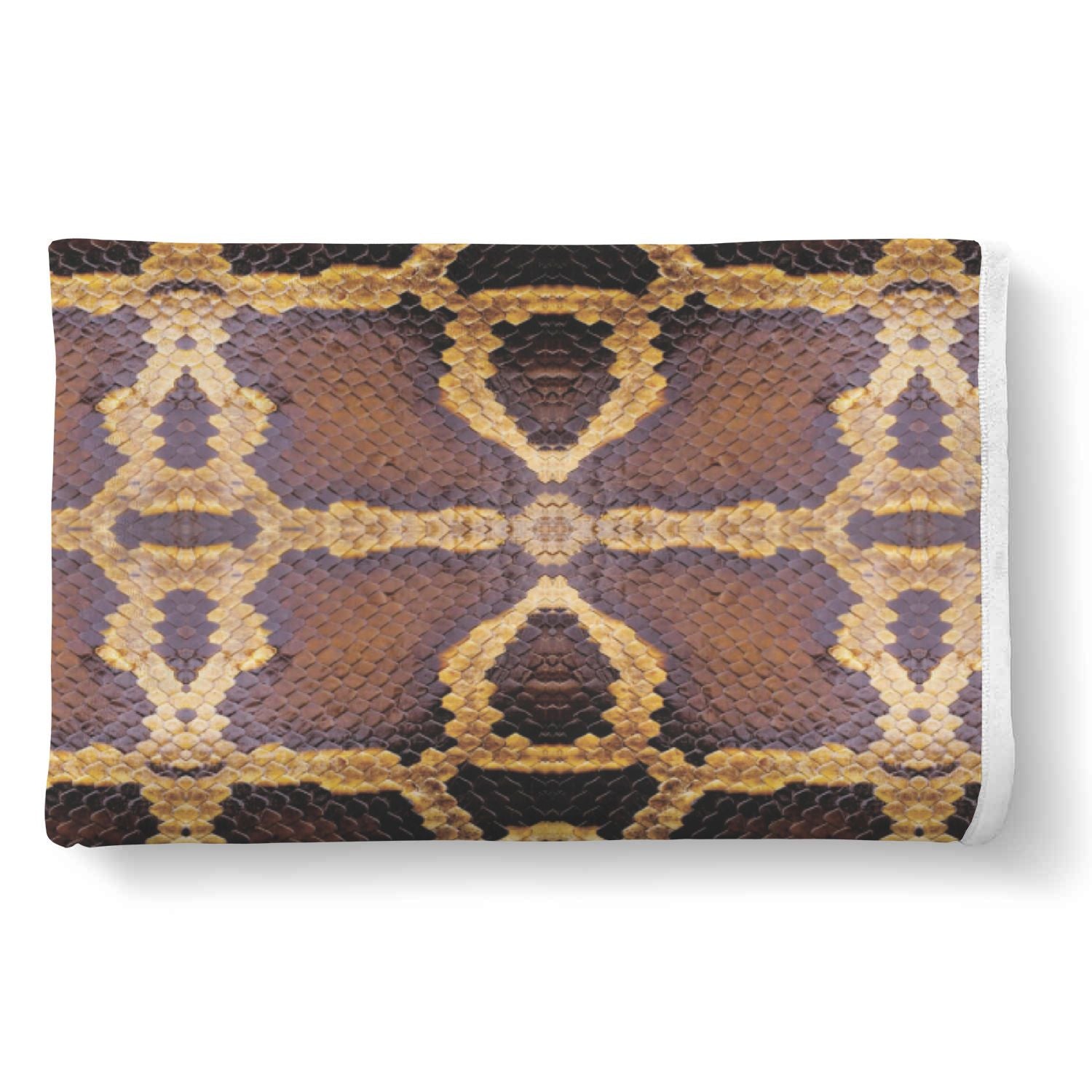 Pattern Print Snakeskin Python Skin Throw Blanket-grizzshop