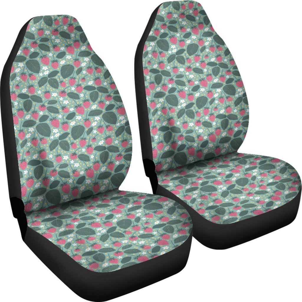 Pattern Print Strawberry Universal Fit Car Seat Cover-grizzshop