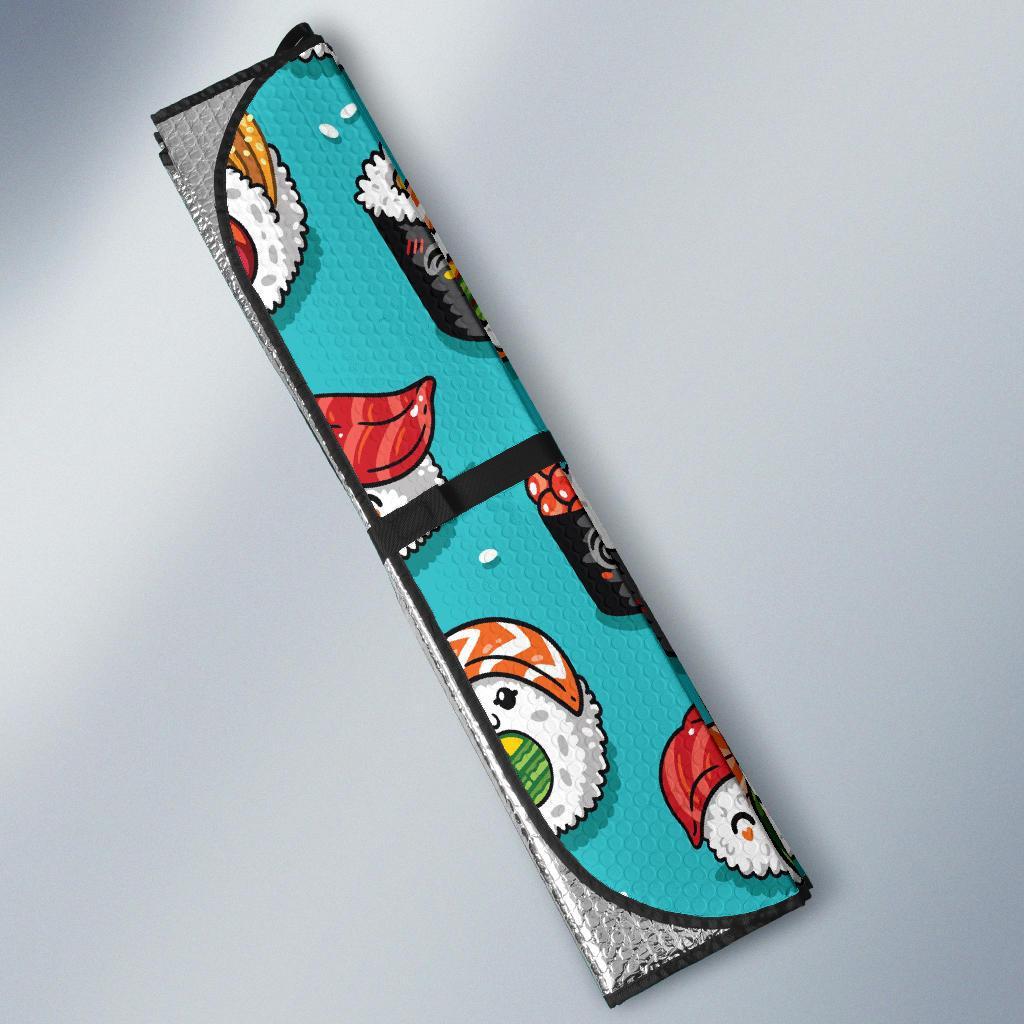 Pattern Print Sushi Car Sun Shade-grizzshop